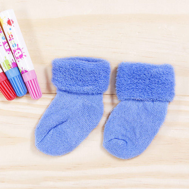 Combo 2 Đôi Vớ Len Mềm Cho Bé Sơ Sinh
