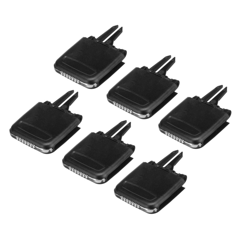 6x front a/c air vent outlet tab clip repair kit for porsche cayenne 2011-2016 car