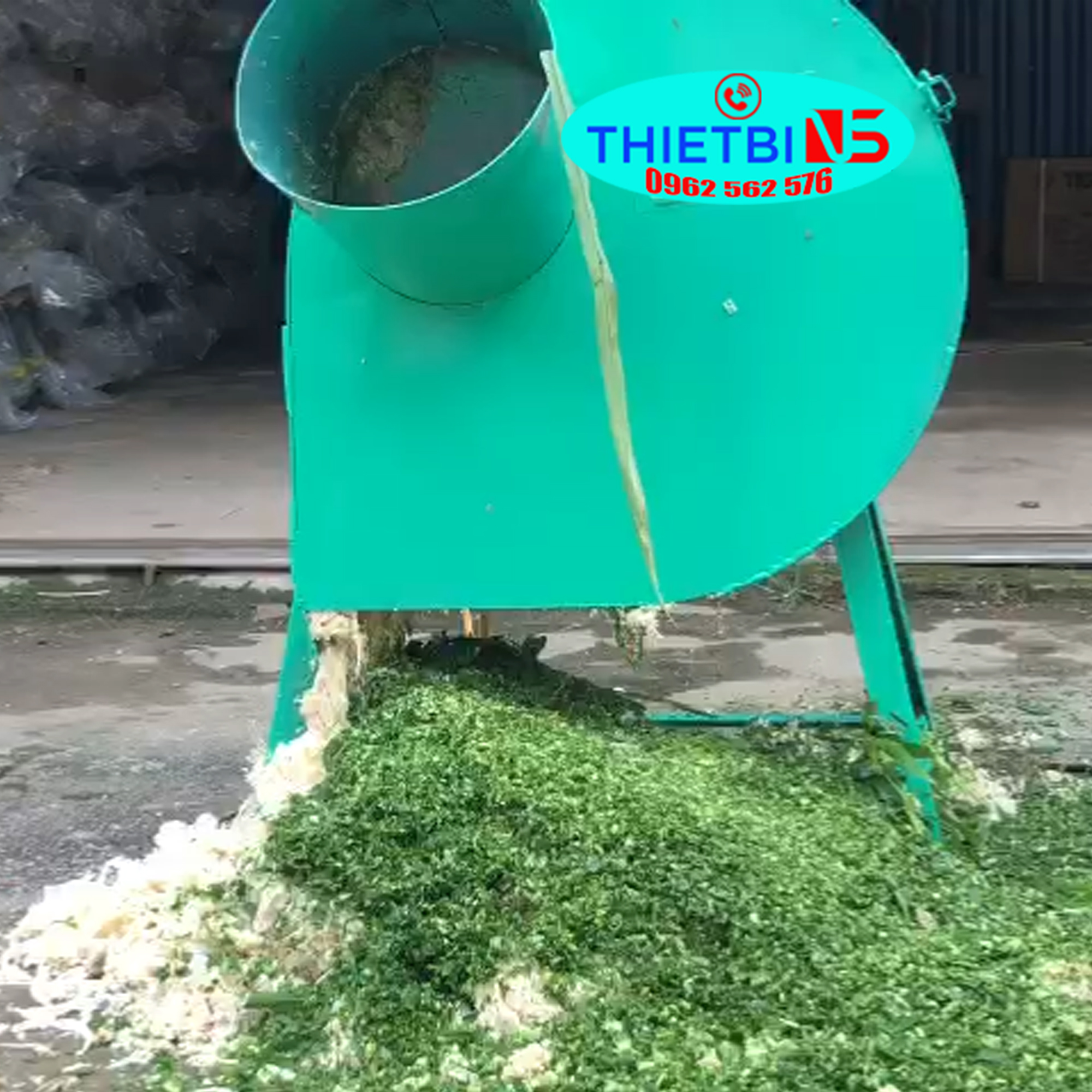 Máy thái chuối 2 chế độ thái thô và băm mịn