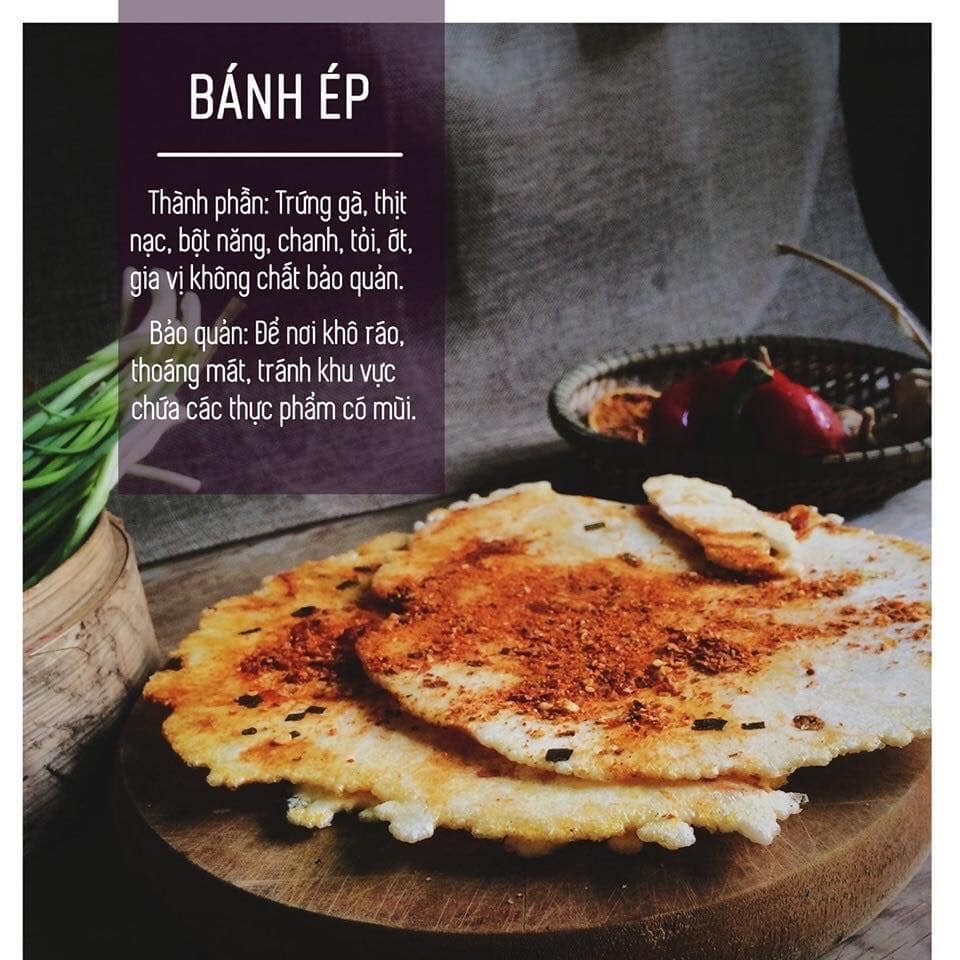 Bánh Ép Tôm đặc sản Huế - Hộp 05 bánh