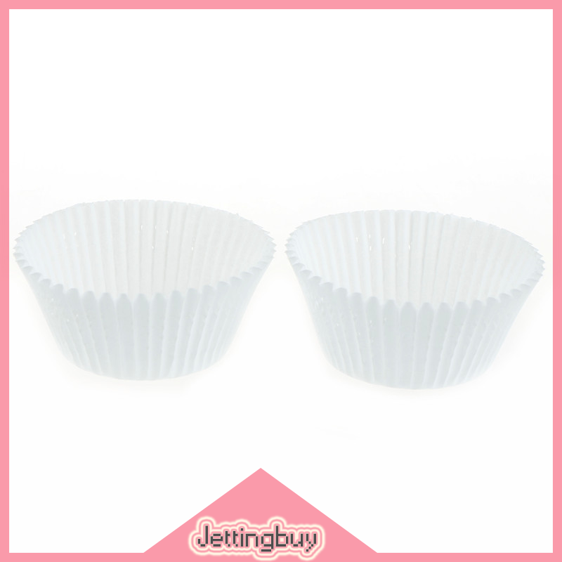 【Jettingbuy】 Flash Sale 100pcs white cupcake paper cases cupcake paper cups for bakeware cake tools