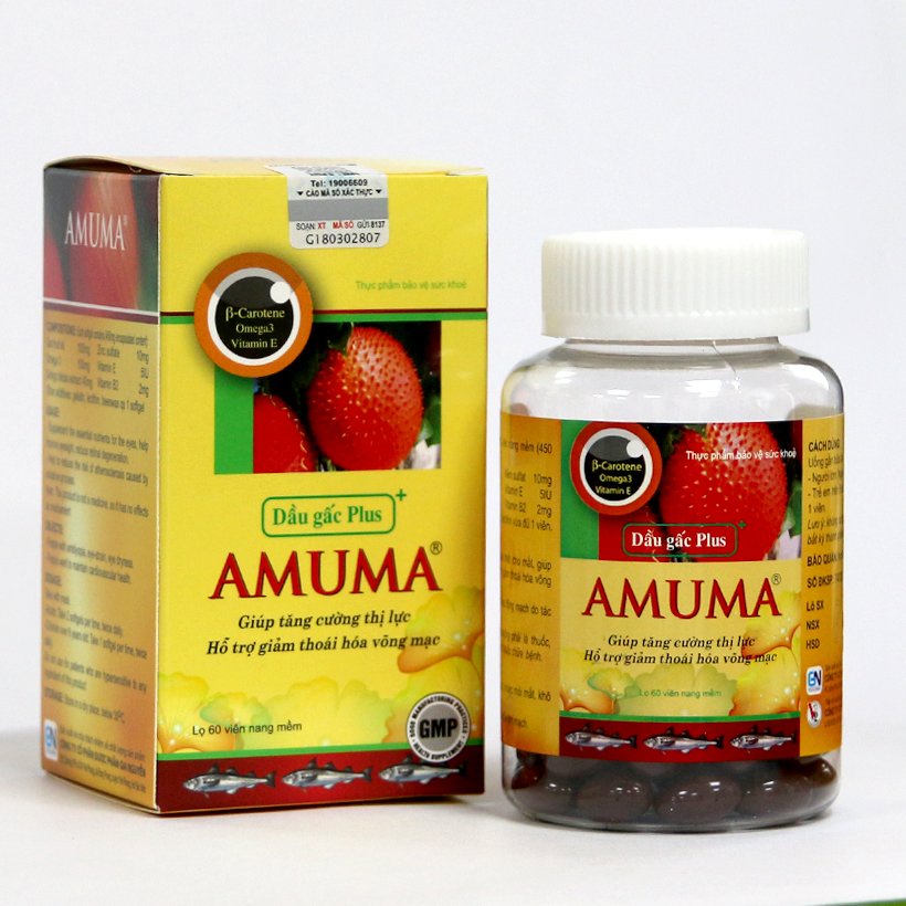 Dầu gấc Plus Amuma bổ mắt –