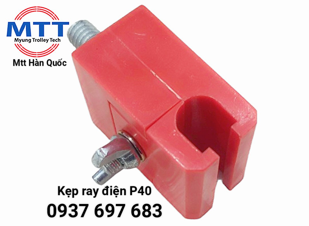[HCM] Kẹp treo ray điện đơn [ 1P ] Hãng Myung Shin Hàn Quốc