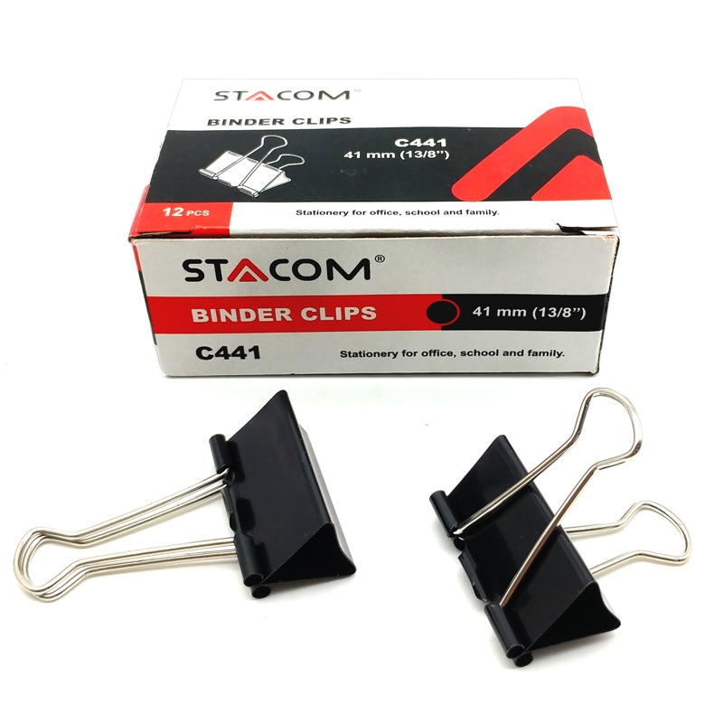 Kẹp Bướm Đen Stacom C441 (41mm)