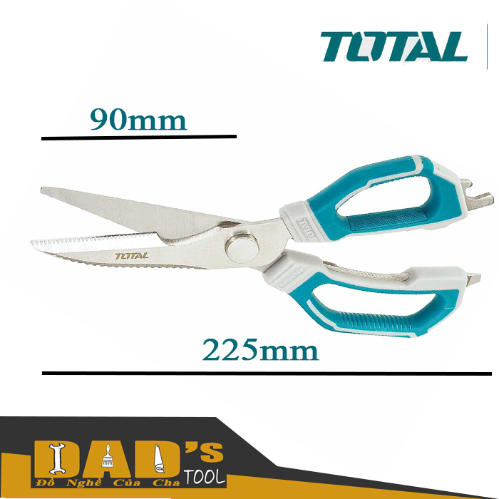 KÉO LÀM BẾP ĐA NĂNG 9INCH (225MM) - TOTAL THSCRS822251