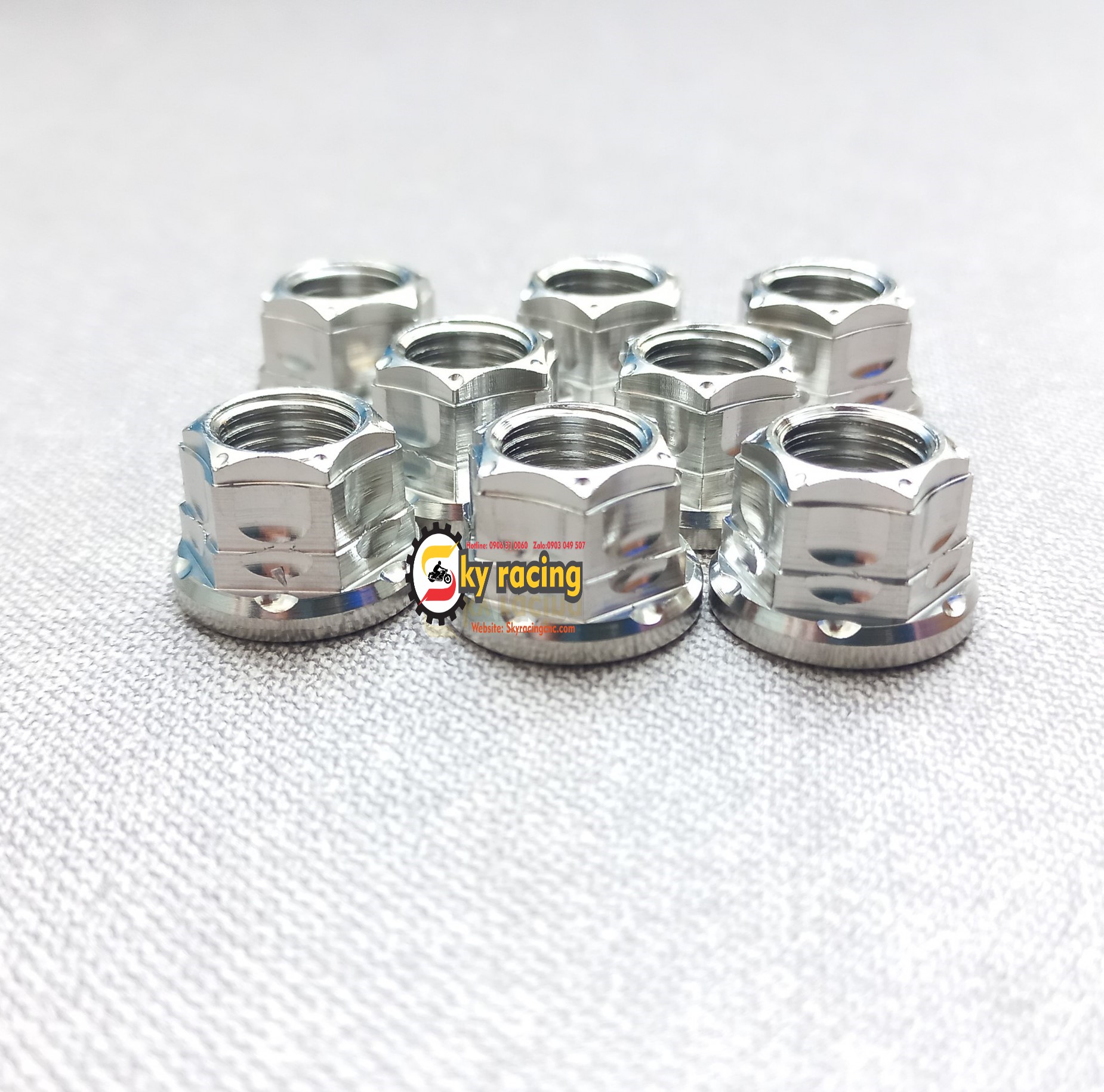 Tán cốt bánh xe máy inox 304 th thái v3 10li, 12li, 14li…. hở