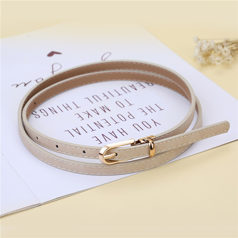 Women’s Thin Skinny Waist Belt - Adjustable Pin Buckle Design | Daraz.lk