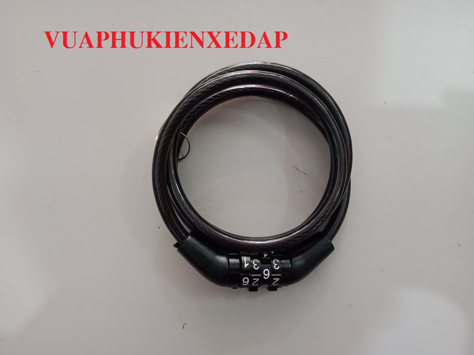 Khóa dây xe đạp 4 số