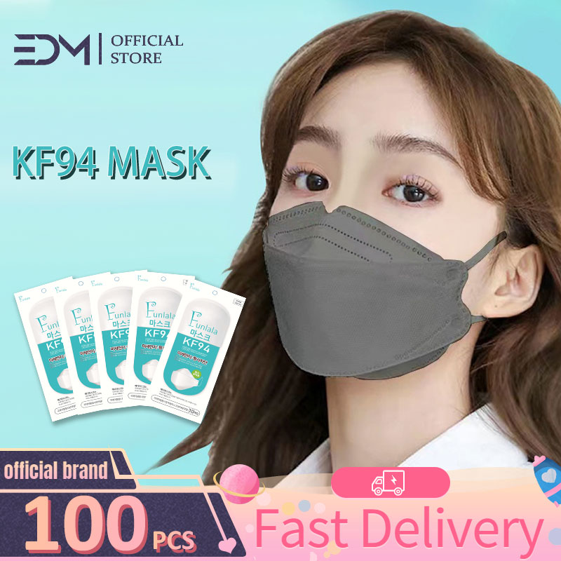 50Pcs KF94 Reusable Original Washable KF94 facemask KF94 For Women Men