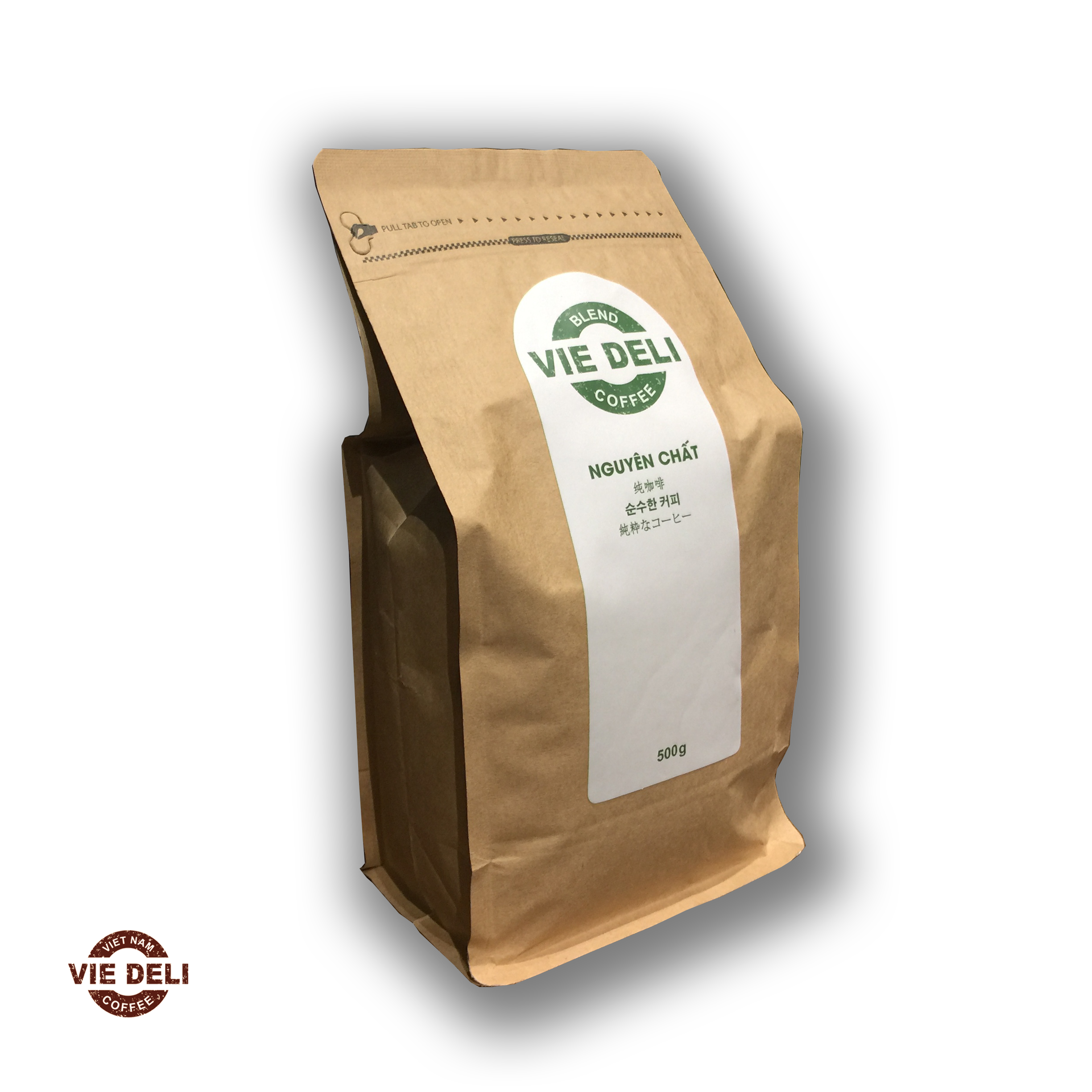 Cà phê hạt Blend Viedeli, túi 500g