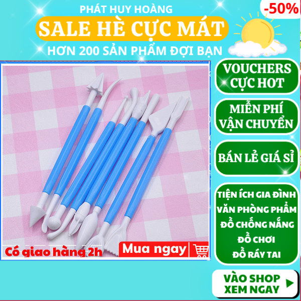 Bộ dụng cụ nặn đất sét 16 chức năng, Dụng cụ tạo hình đất sét 8 món tiện lợi, Dụng cụ điêu khắc đất sét đủ chức năng, Bộ tạo hình đất sét 16 chức năng tiện dụng, Bộ nặn hình đất sét 8 món 16 chức năng, Phát Huy Hoàng