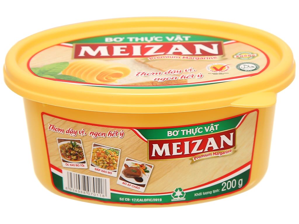 Thanh hoá - bơ thực vật meizan hũ 200g