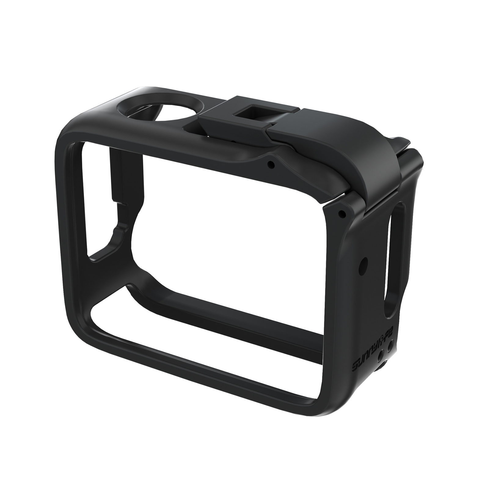 Valeriee Protective Frame for Camera Anti-drop Camera Frame Insta360 Go 3 Camera Protective Cage Durable Black Plastic Frame for Collision Protection and Mounting Essential Camera Accessory