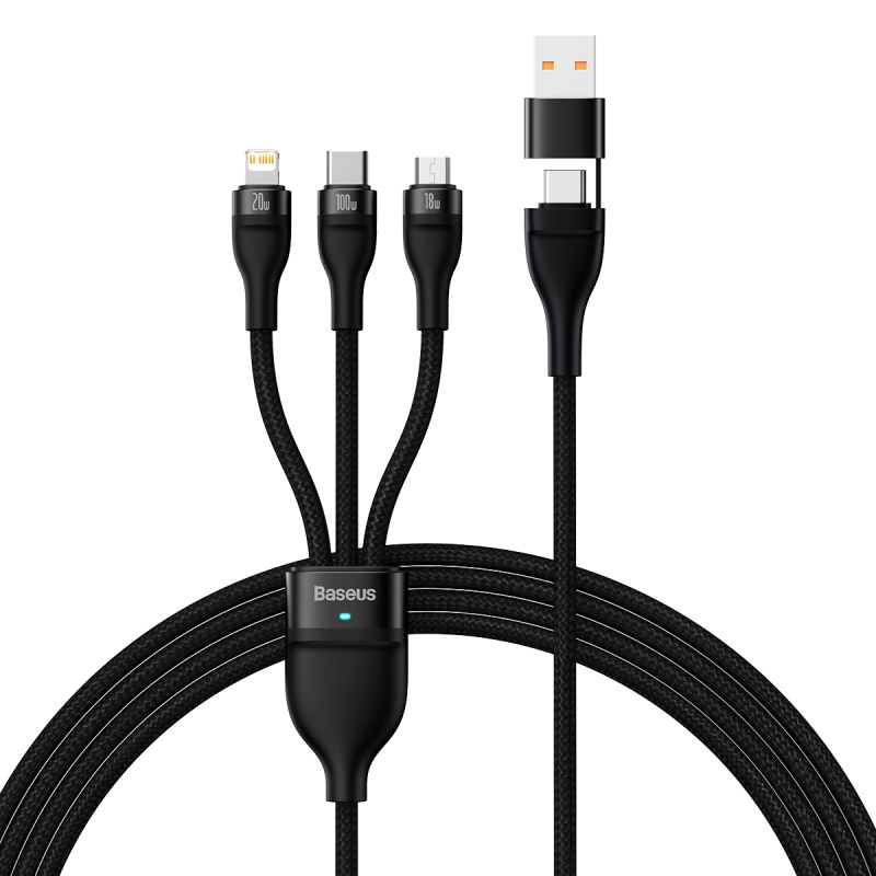 Dây cáp sạc nhanh baseus 100w 5 trong 1 usb type c micro usb pd qc3.0 cho ip 15 14 13 12 samsung xiaomi mac 100w 5 trong 1 usb type c charger 100w 5 trong 1 usb type c charger 100w 5 trong 1 usb type c charger
