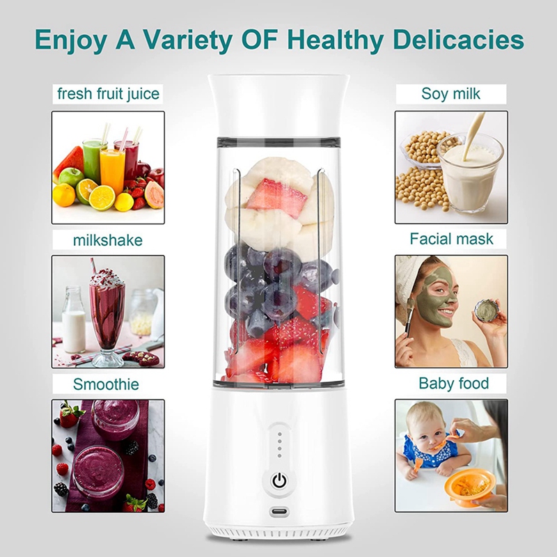 Portable Blender Smoothie Blender Cup USB Rechargeable, for Shakes and Smoothies