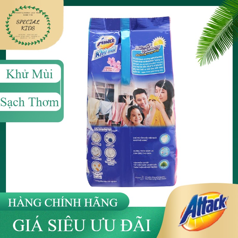 COMBO 5 GÓI 720GR BỘT GIẶT ATTACK THƯƠNG HIỆU NHẬT.