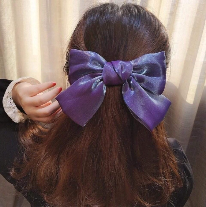 Nơ kẹp tóc tiểu thư