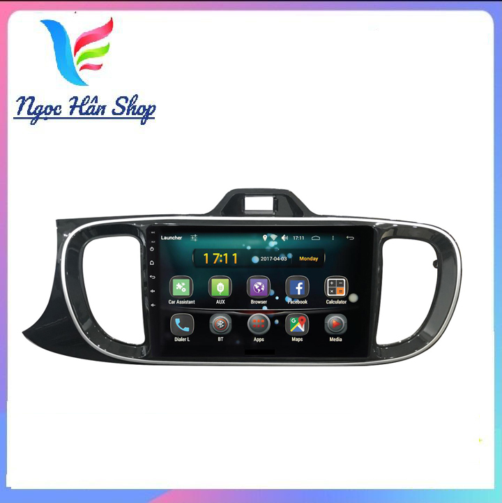 Mặt dưỡng màn hình android cho xe kia soluto