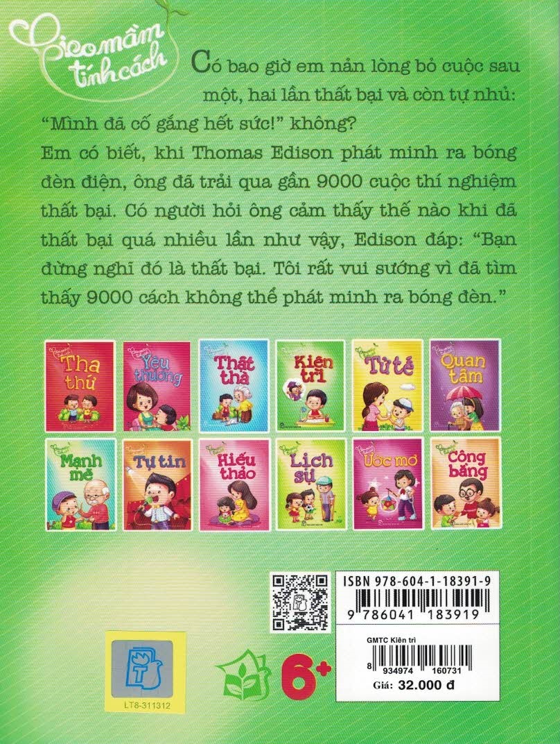 Gieo mầm tính cách - Kiên trì