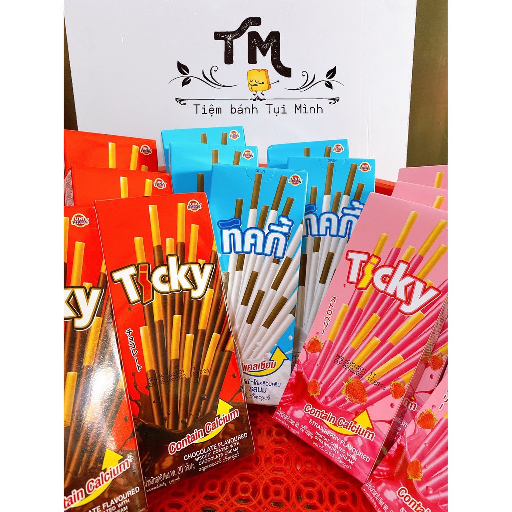Bánh que Ticky vị Dâu