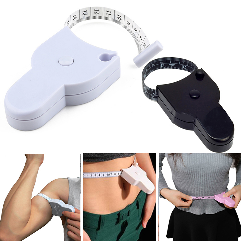 Waist Inch Ruler Self tightening Body Measuring Tape Ruler 150cm 60 Inch Sewing Tailor ...