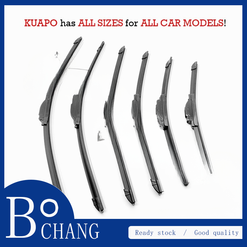 BC (Front+Rear 3pcs) Subaru Forester Wiper Blade Set for (Select Your Model) FOREST SUV Car Window Wipers Bundle (banana type+original back)