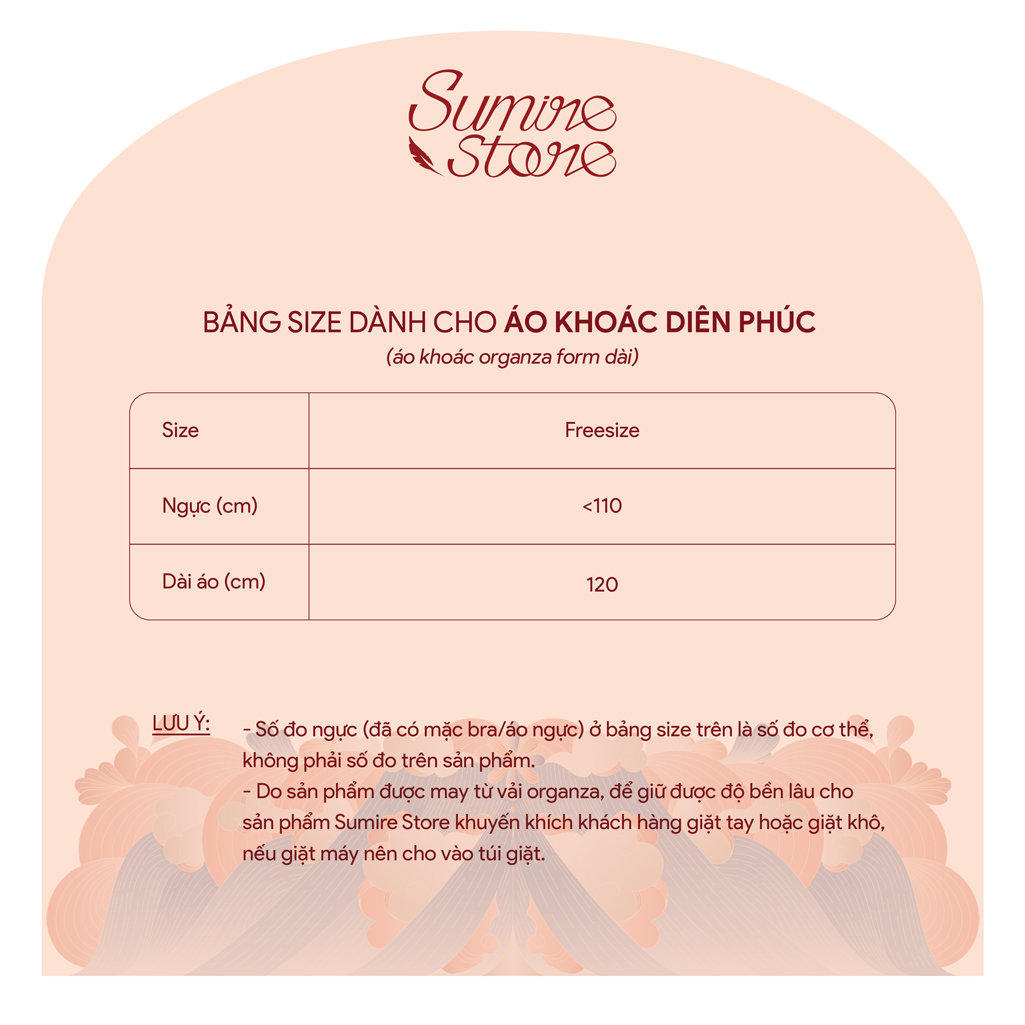 Sumire Store Áo khoác Diên Phúc