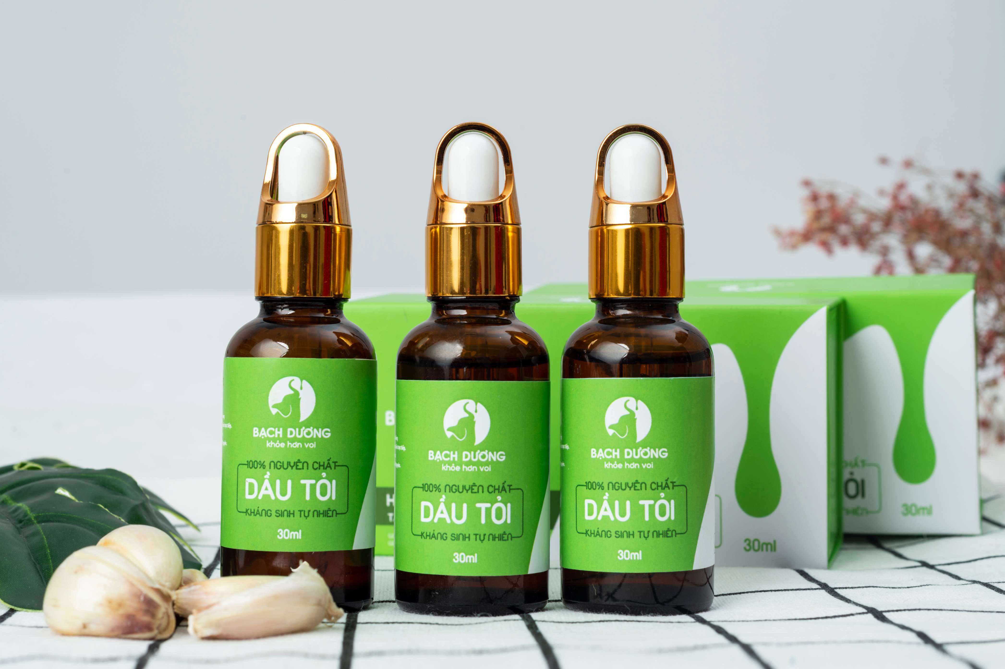 Dầu tỏi Bạch Dương - Lọ 30ml