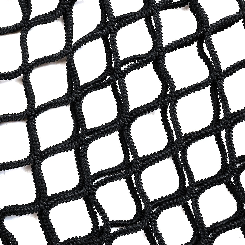 MileAuto Motorcycle Cargo Net 23cm X 30cm Nylon Mesh Storage Bag With Plastic Hooks Fast Delivery