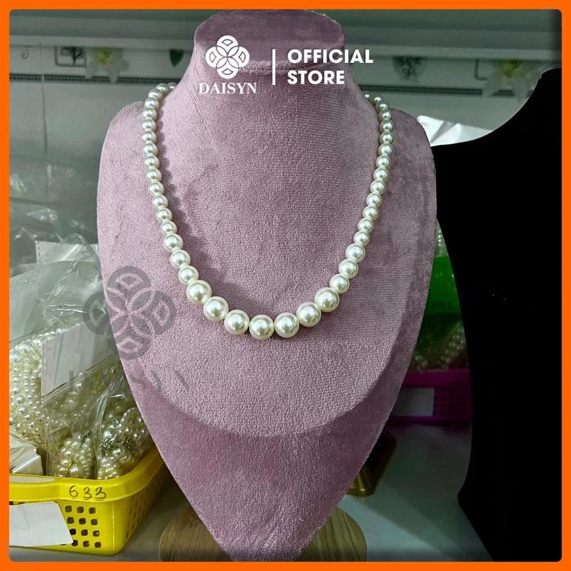 N625 dây chuyền áo dài , dây chuyền áo tấc, dây chuyền váy cưới 1 sợi ngọc trai nhân tạo sang trọng