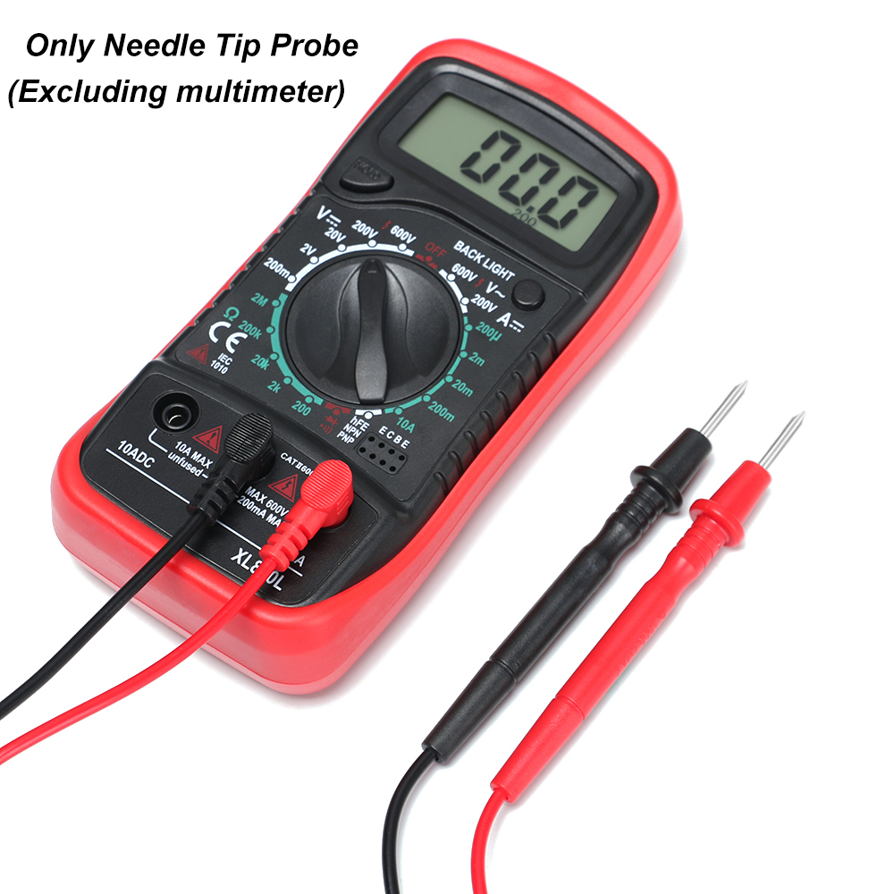 1pair 1000v 10a Needle Tip Probe For Digital Multimeter Multi Meter ...