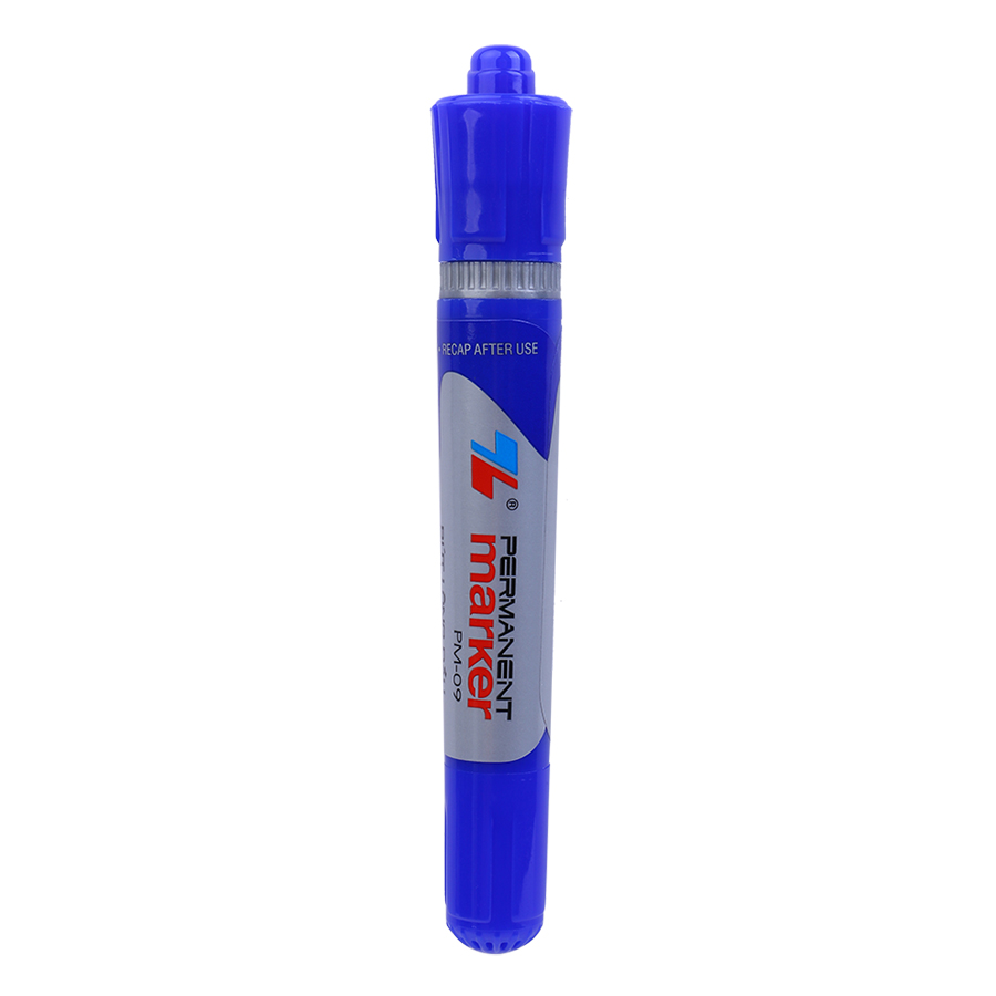 Bút lông dầu Thiên Long PM09 (không xóa được) - Màu xanh