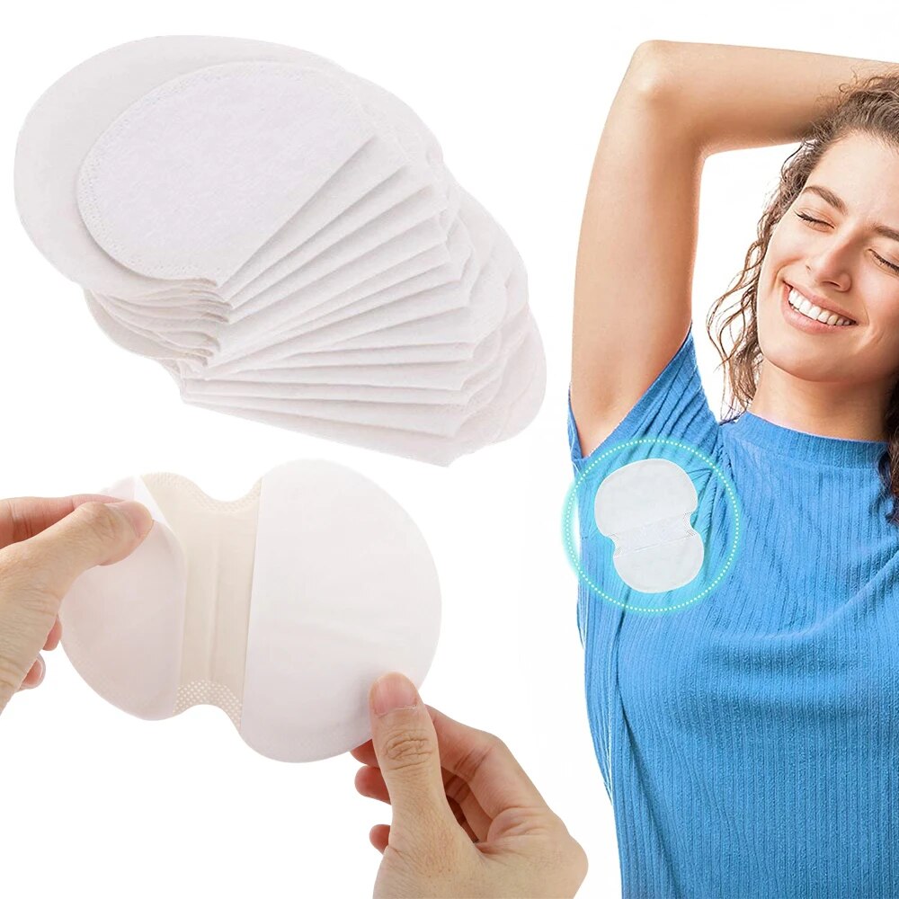 50Pcs Underarm Sweat Pads Armpit Sweat Protection Anti Perspiration ...