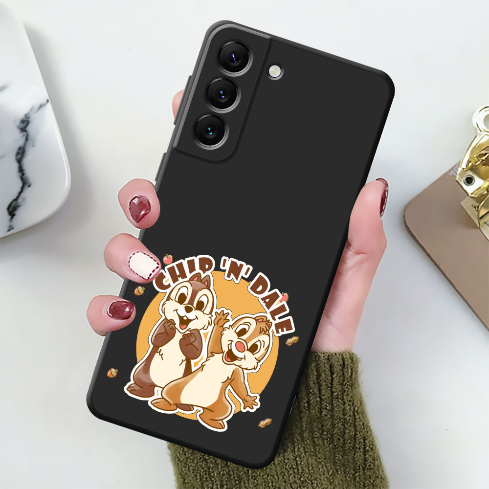 TAHANgTA Hot Sale New style Disney Chips And Dale Phone Case for Samsung Galaxy S24 Ultra S21 S20 FE S23 FE S10 S22 Plus Note 20 Ultra 10 Cover.