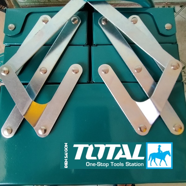 THÙNG ĐỒ NGHỀ THÉP Hộp đồ nghề 3 TẦNG 16 inch Total THT10702