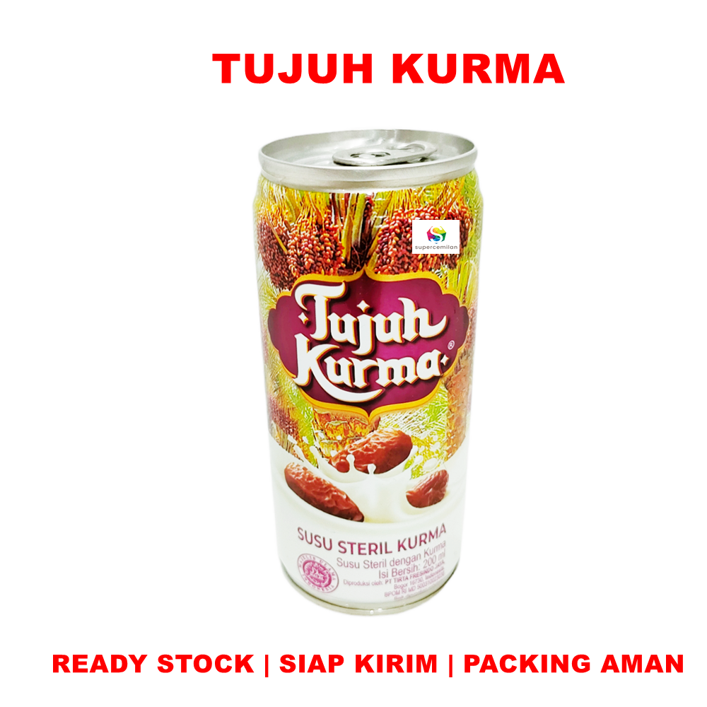 Tujuh Kurma Susu Steril Kaleng 200 Ml Lazada Indonesia 