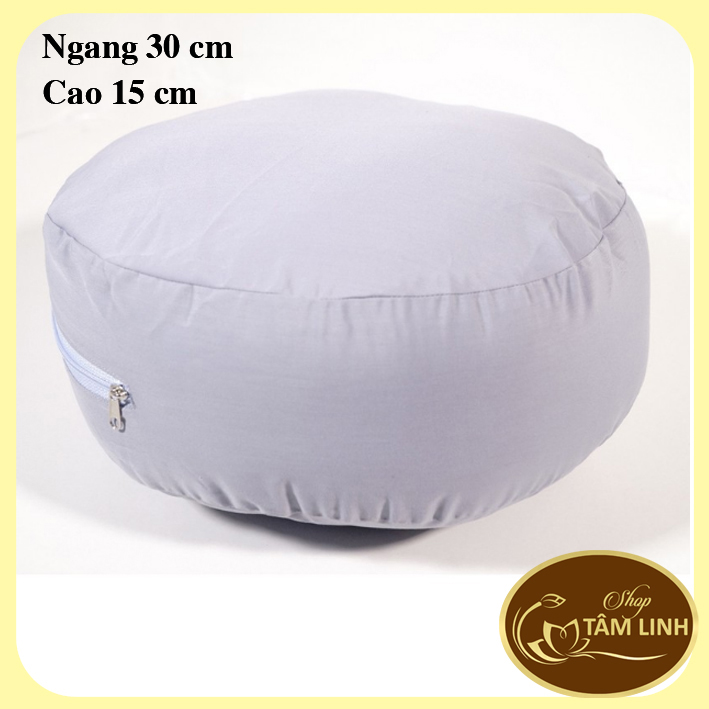 Bồ đoàn tròn ngồi thiền tịnh tọa ( Ruột Mút Xốp Không Lún )