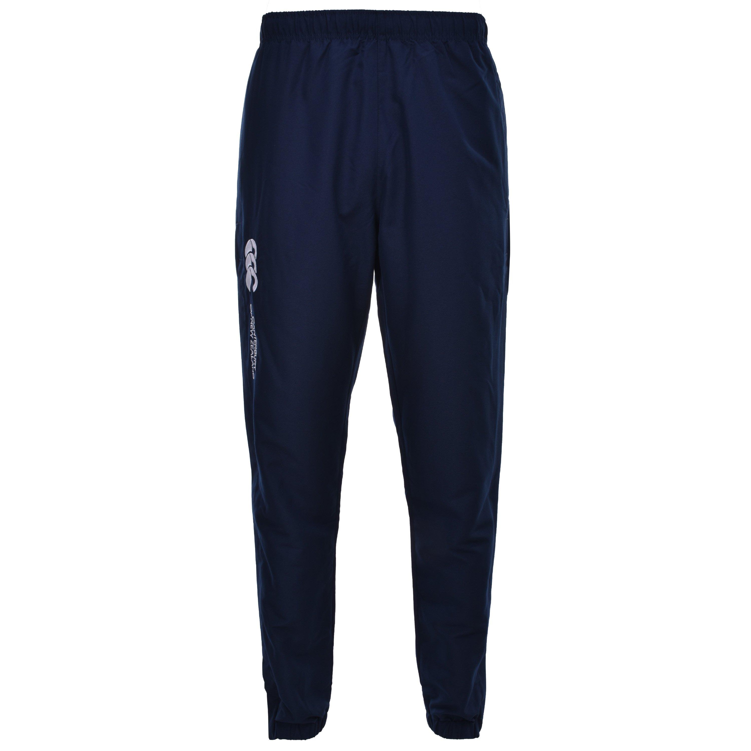 Canterbury Mens Cuffed Stadium Tracksuit Bottoms Navy Sports