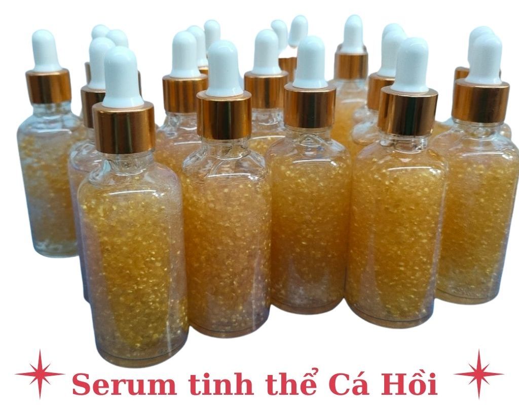 Dưỡng chất serum Cá Hồi, làm trẻ hoá da, ngăn ngừa lão hóa. Phục hồi, tái tạo da hư tổn, tăng độ đàn hồi da.