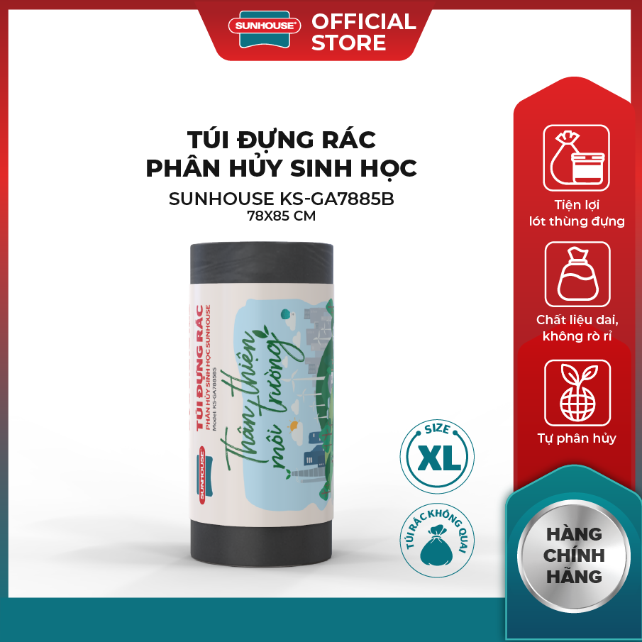 Túi đựng rác phân hủy sinh học SUNHOUSE…