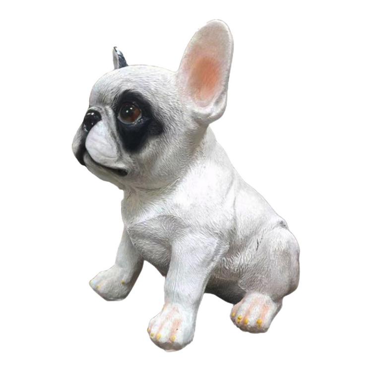 Bulldog Yard Decor Bulldog Sculpture Resin Dog Figurines Animal