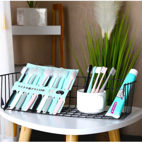 [Bán lẻ 1 cái] Bàn Chải Đánh Răng Xuất Nhật Macaron Có Nắp Đậy