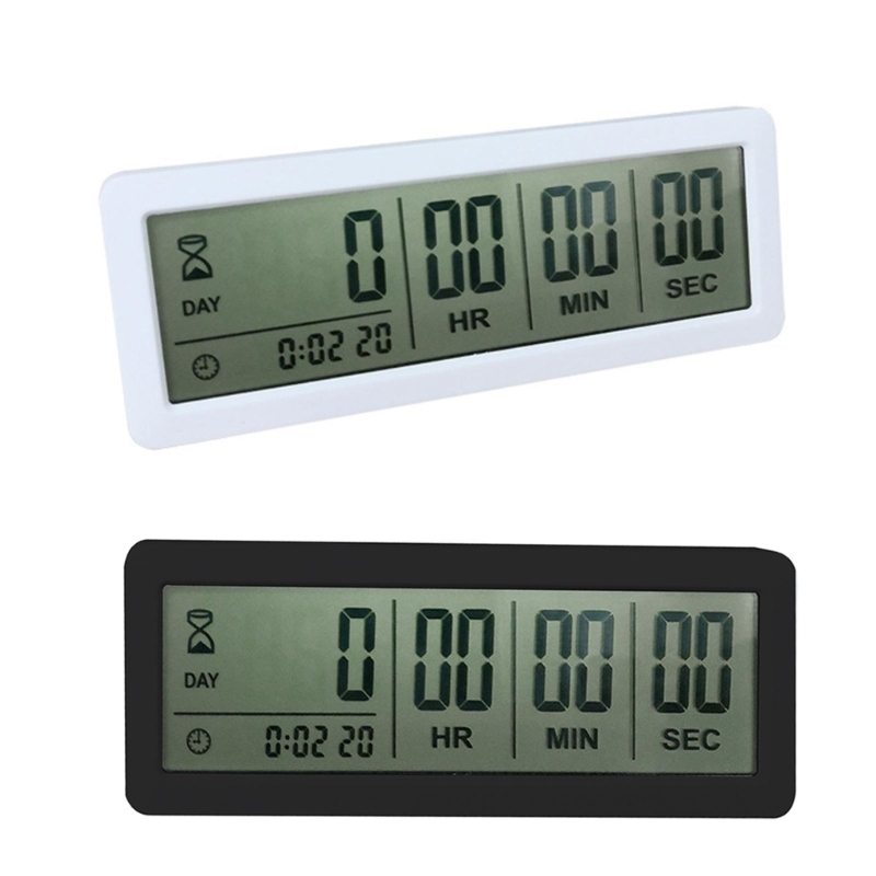 Digital Countdown Days Timer Big 999 Days Count Down Clock ABS Material 2 Colors