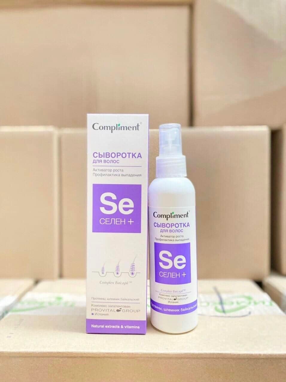 Xịt dưỡng tóc kích mọc tóc và ngăn ngừa gãy rụng tóc hiệu quả compliment se selen+ 150ml