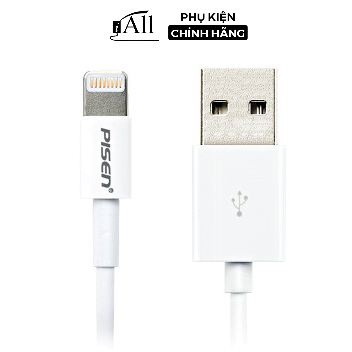 Cáp sạc iphone lightning USB Pisen AL02-800 - iAll Store