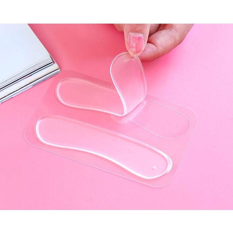 Miếng Silicon lót gót giày chống đau chân ( 1 bịch 2 miếng)