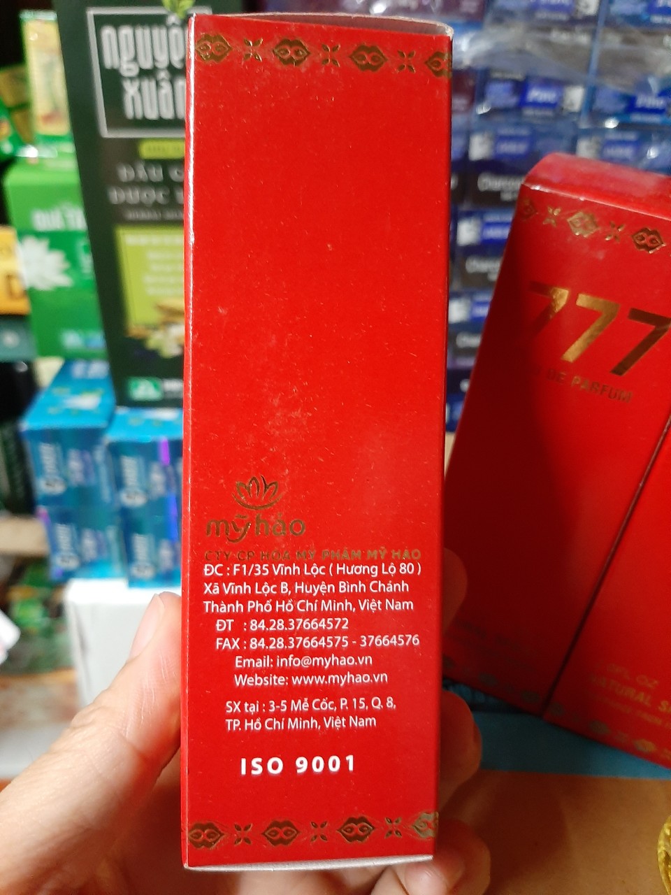 Nước Hoa 777 Đỏ 30ml - 60ml