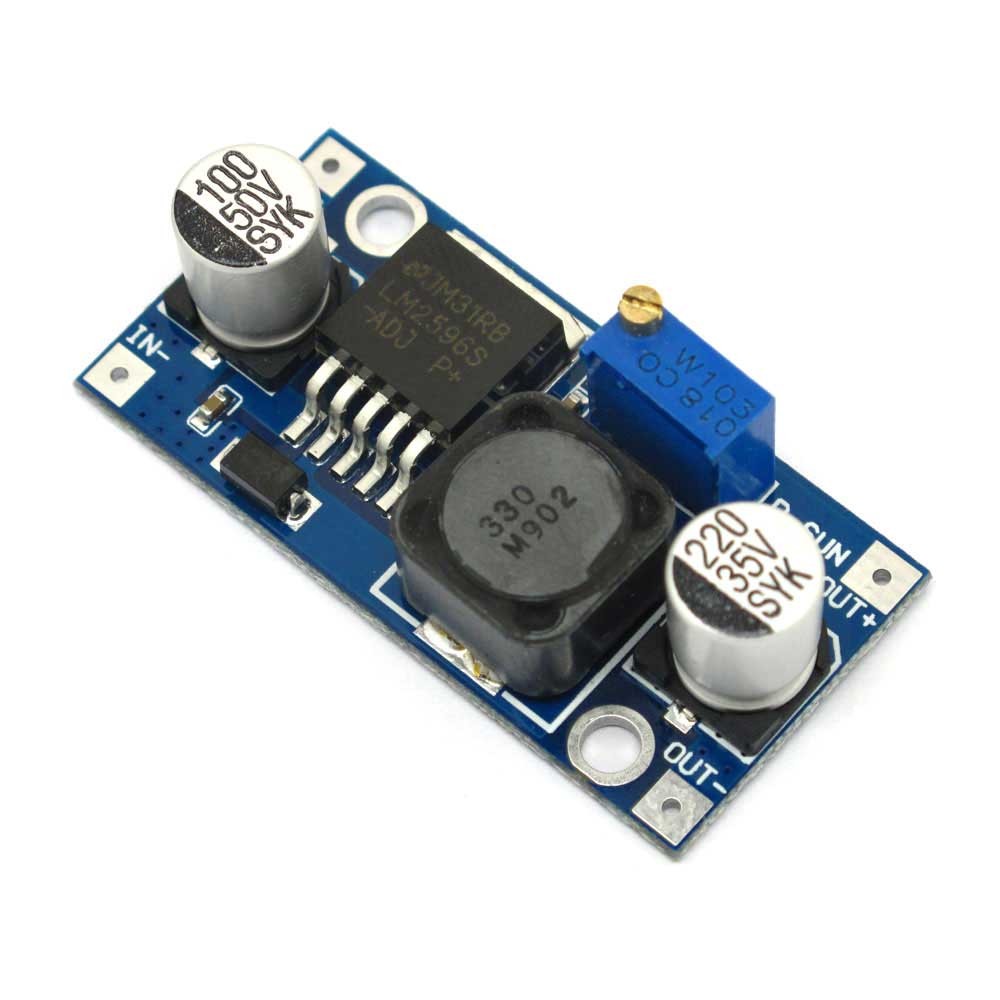 Mạch nguồn ổn áp dc 3a lm2596s đầu ra điều chỉnh