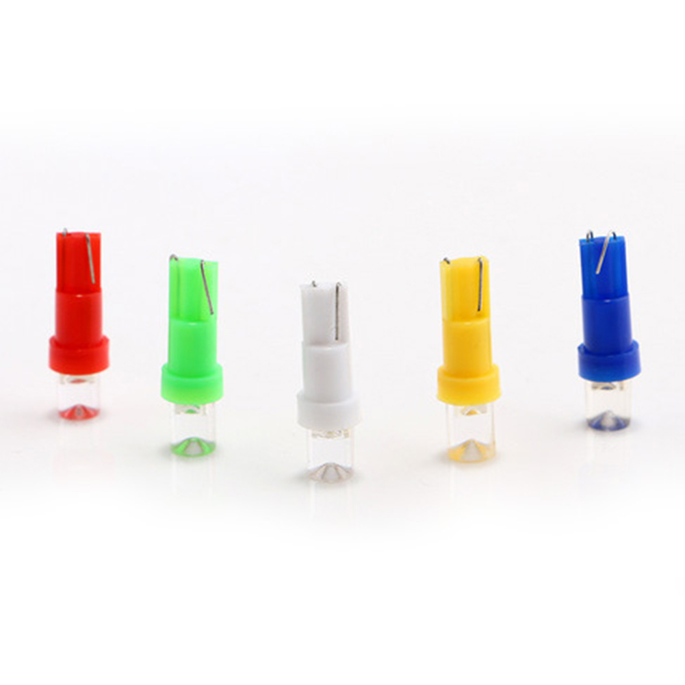 Calistouk  10 Cái Đèn LED Bảng Điều Khiển Xe Hơi T5 Bóng Đèn, Bảng Điều Khiển Đèn Ống Kính Lõm Bên Nêm Đồng Hồ Tốc Độ