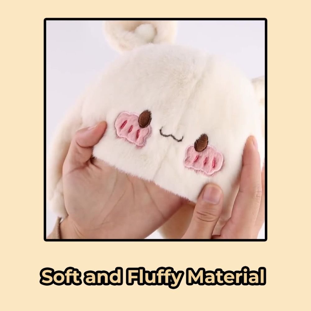 Plush Bear Baby Beanie Cap Ear Protection Autumn Winter Kids Snowcap Cute Warm Baby Hat Boys Girls. 